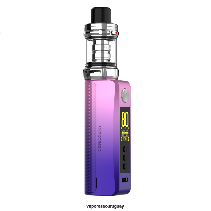 Vaporesso GEN Años 80 (itank2) - Vaporesso Review morado neón BBDB137